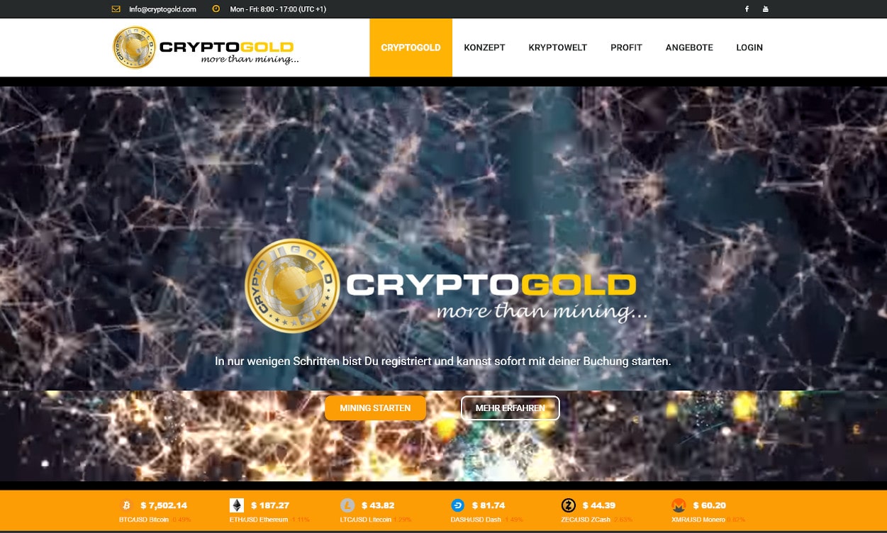 cryptogold mining